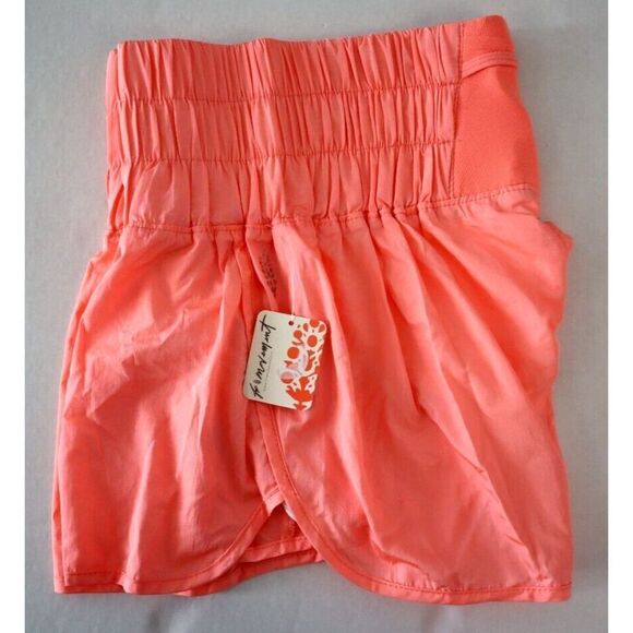 Free People Movement OB1128291 Women's Sz S Papaya Pink The Way Home Shorts - Picture 6 of 10